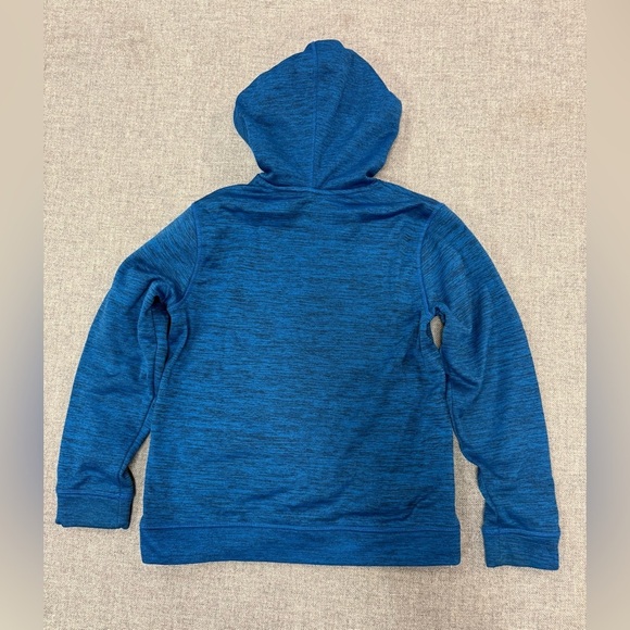 Tek Gear Blue Hoodie with Green Circle Design 0089 - Picture 2 of 5